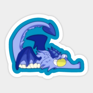 Fuzzy Dragon Woolie Sticker